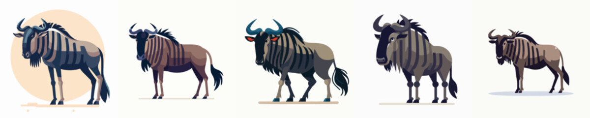 Vector of a Wildebeest