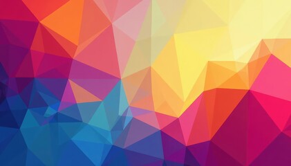 Fototapeta premium Abstract geometric shapes forming a vibrant, dynamic vector graphic Perfect for backgrounds, presentations, and design projects , shadow, color