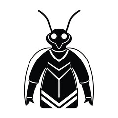 vector illustration of cartoon spider