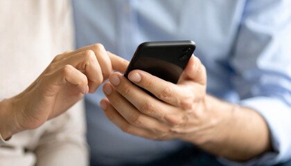 Happy elderly senior people society lifestyle technology concept. Ageing Asia women using tablet smartphone or mobile phone share social media together in wellbeing county home.