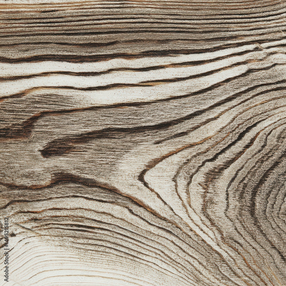 Poster detailed natural pattern and texture of light brown wood with unique grain lines and subtle color va