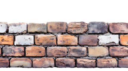 Bricks Isolated on Transparent Background: Clean and Minimalistic Isolated Image