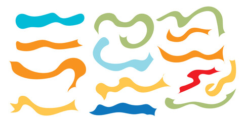 Hand drawn organic rectangle frames. Abstract doodle liquid shapes. Organic free flat blobs. Irregular fluid bubbles. Empty text box. Vector illustration isolated on white background.