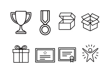 Achievement Icons: Celebrating Success and Recognition