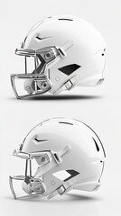 Fototapeta premium White Football Helmet Render