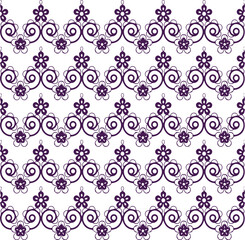 Beautiful flower art and mandala vector design