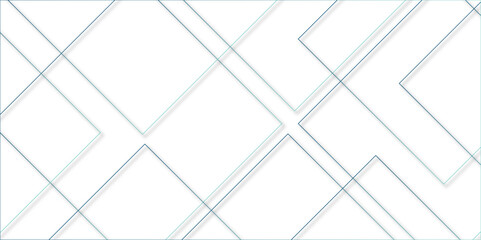 Abstract white background design with layers of textured white transparent material in triangle and squares shapes. White color technology concept geometric line vector white light grey background.	
