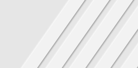 Grey white abstract background paper shine and layer element vector for presentation design. Vector white horizontal template for business banner, formal invitation backdrop, luxury modern .