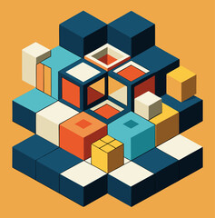 abstract cube background