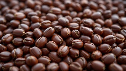 Close-up of a Pile of Raw Shea Nuts