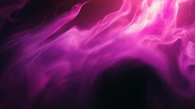 Elegant swirling pink flames on a dark background