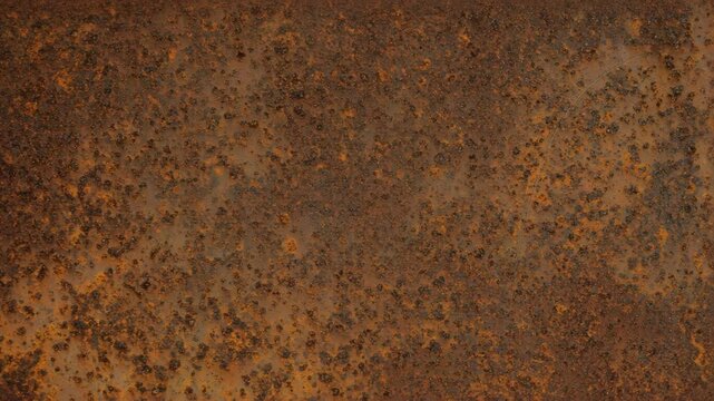 Detailed shot of rusted metal texture