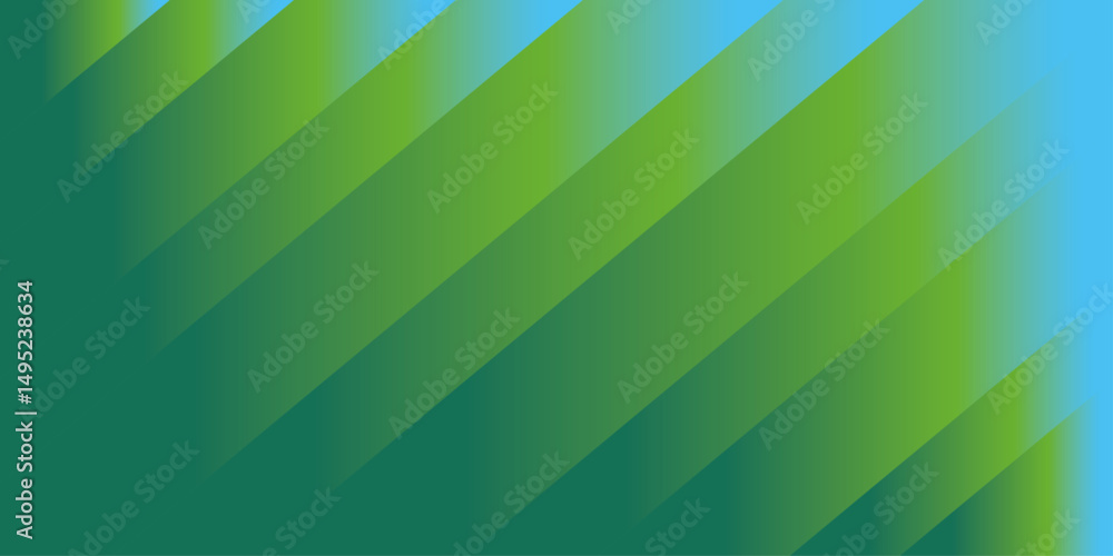 Poster banner background. colorful, bright green .abstract digital background with a bold diagonal stripe p