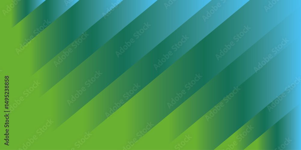 Poster banner background. colorful, bright green .abstract digital background with a bold diagonal stripe p