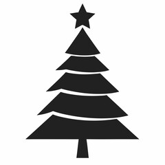 abstract christmas tree
