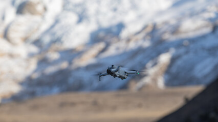 Technology and nature: Drones capture stunning mountain views