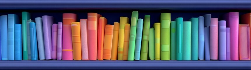 A solid background serves as the backdrop for a graphic highlighting diversity and inclusion books available in the office library