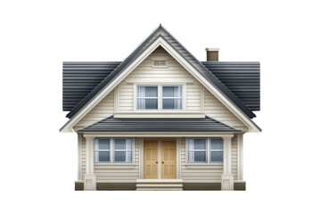 Cozy home architecture illustration