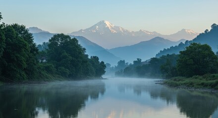 River Scene for 3D Design – Stunning Nature Landscape Reference for 3D Modeling and Animation