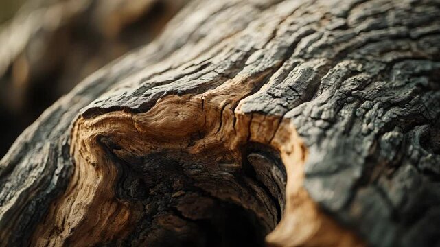 Close-up texture of tree bark, wood grain, nature