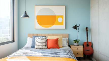 Create a vibrant kids bedroom home interior design bright colors playful vibe