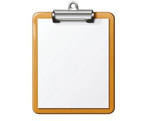 Memo board with white sheets on white background
