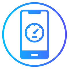 smartphone gradient icon
