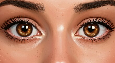 Fototapeta premium brown eyes