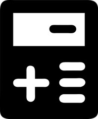 Fototapeta premium Calculation icon flat vector