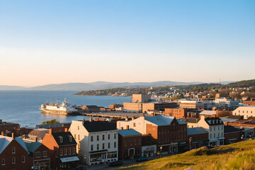 Fototapeta premium view of the old town of kotor