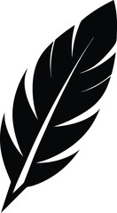 Obraz premium Bold Eagle Feather Silhouette Minimalist Patriotic Vector Graphic