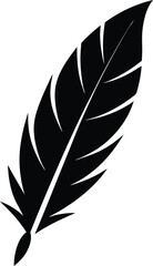 Fototapeta premium Bold Eagle Feather Silhouette Minimalist Patriotic Vector Graphic