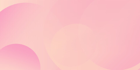 Obraz premium abstract background, modern minimalist pink and yellow gradations, circle simple art modern background