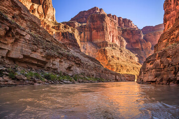 Cliffs of the Grand Canyon Late In The Day