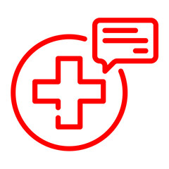 medical chat icon
