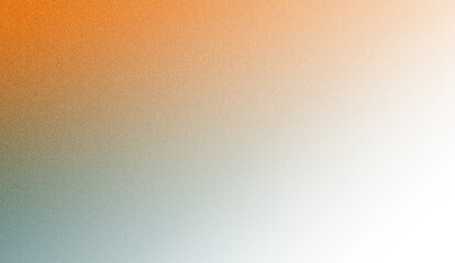 Abstract orange to teal gradient background.