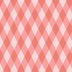 Seamless Pink Diamond Pattern Elegant Geometric Design