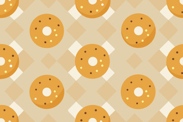 Fototapeta premium seamless background with eggs