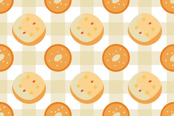 Fototapeta premium easter eggs seamless pattern