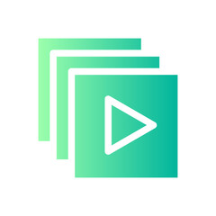 video gradient icon