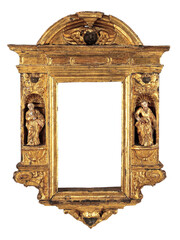 Gilded Tabernacle Frame - Italian Verona Renaissance Detail - Religious Art