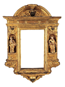 Gilded Tabernacle Frame - Italian Verona Renaissance Detail - Religious Art