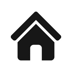 Home Icon Vector – Editable stroke illustration of a house. Ideal for UI/UX design, real estate, smart home apps, and web interfaces.