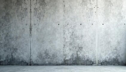 Weathered grey concrete wall texture, urban grunge backdrop, industrial, surface, background