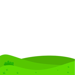 Fototapeta premium Greenfield Illustration