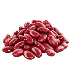 Isolated Heap of Kidney Beans