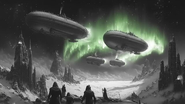 ufo in space
