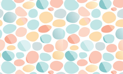 Flat Design Pastel Geometric Organic Blend