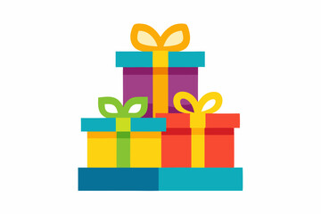 colorful gift boxes