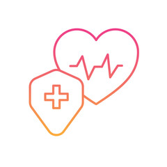 Health Insurance Icon vector